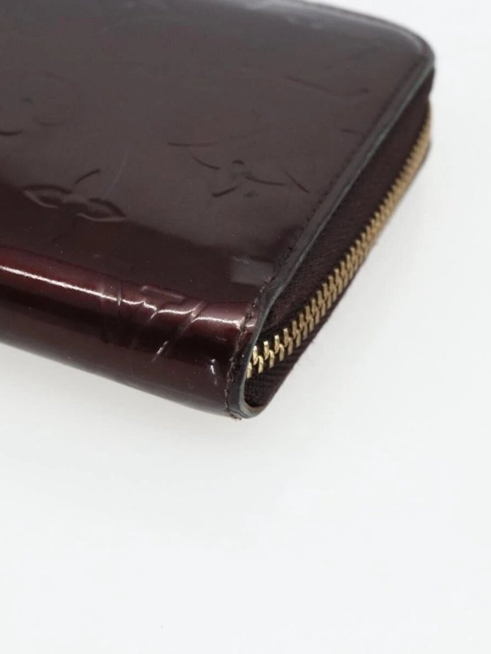 LOUIS VUITTON Monogram Vernis Zippy Long Wallet Amarante M93522 LV Auth 169544 - Picture 8 of 15